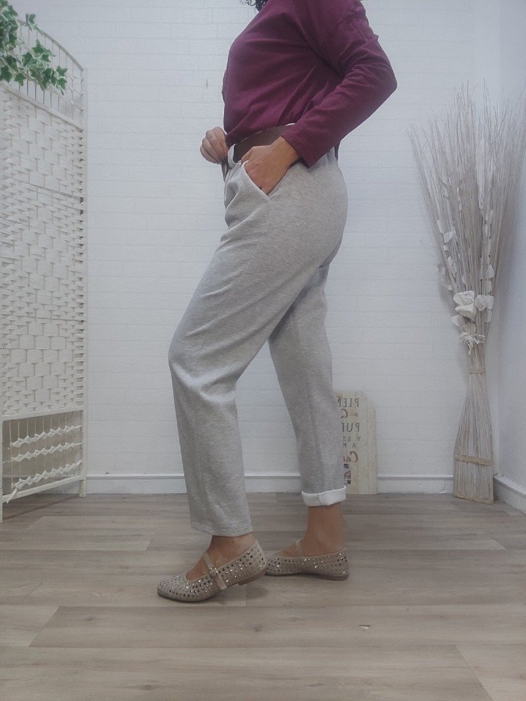 PANTALÓN NURIA GRIS.