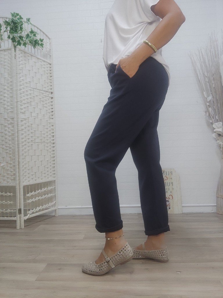 PANTALÓN NURIA AZUL.