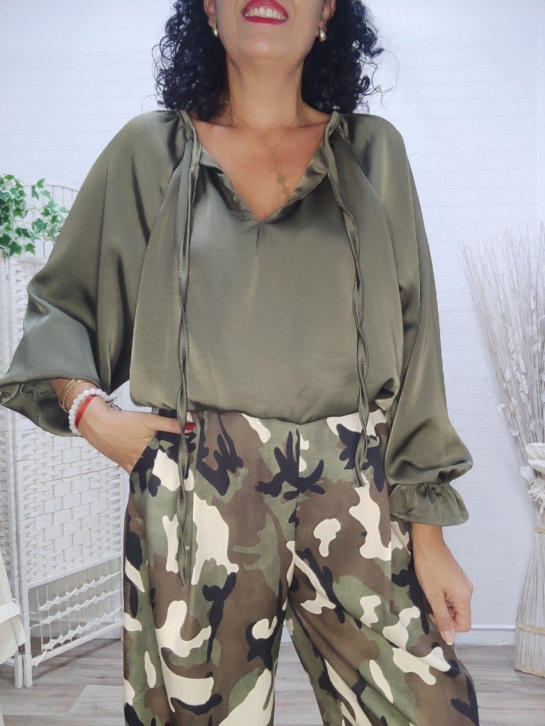 BLUSA CANDY VERDE.