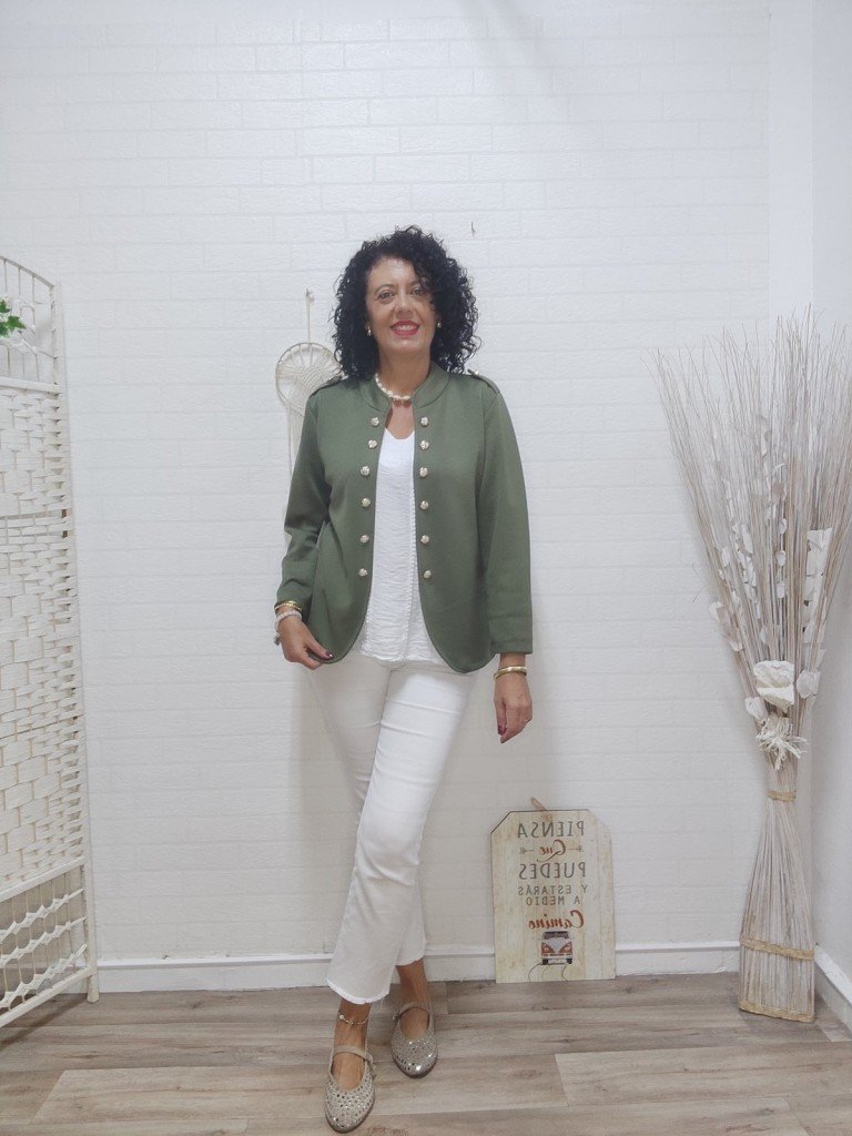 CHAQUETA ITALIA VERDE.