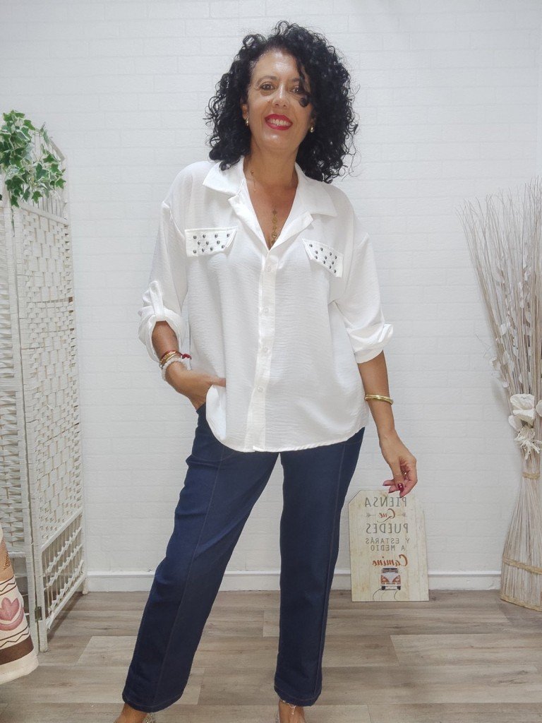 CAMISA BADAJOZ BLANCA.
