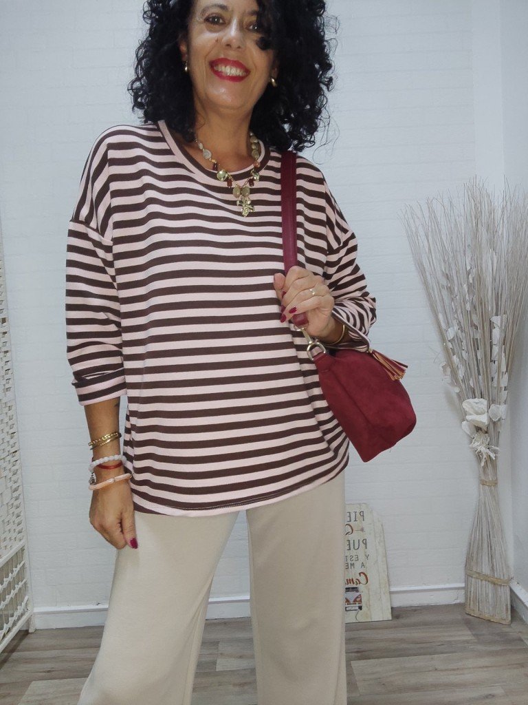 SUDADERA MARINA ROSA.