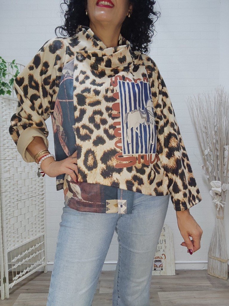 CHAQUETA OCTUBRE PRINT.