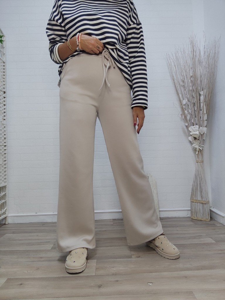 PANTALÓN DOMINGO BEIGE.