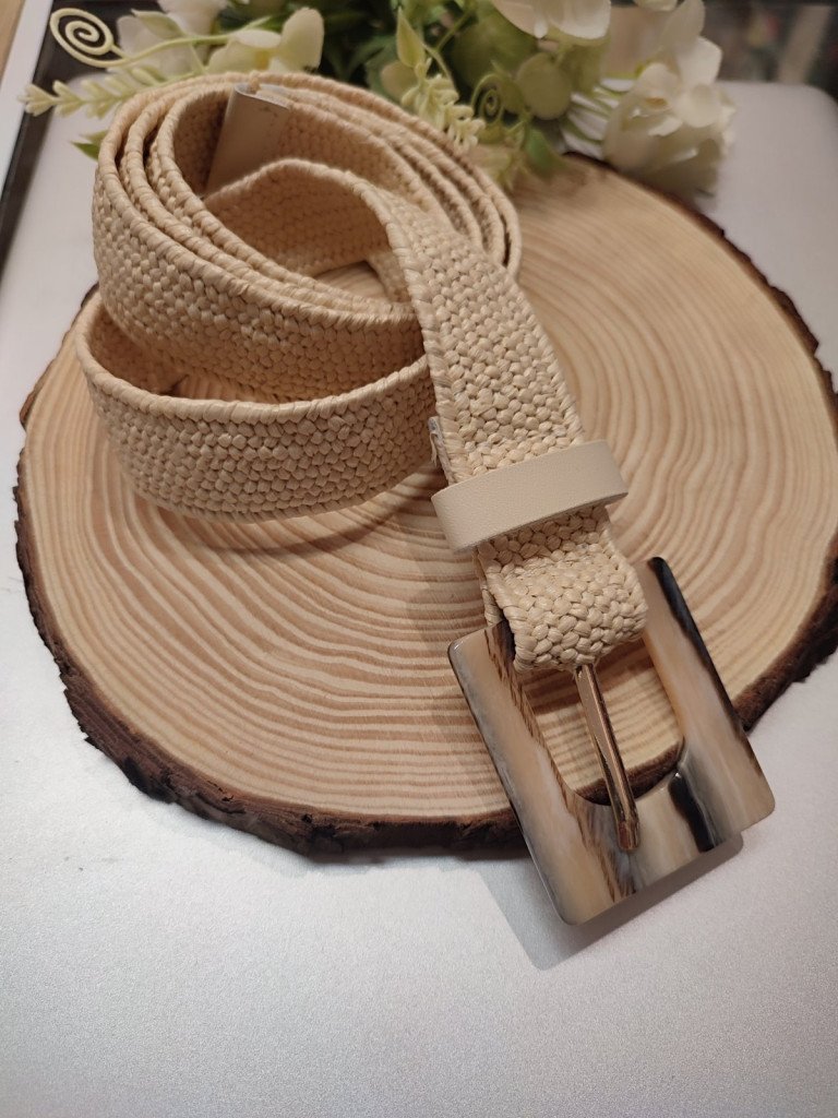 CINTURON RAFIA FINO.