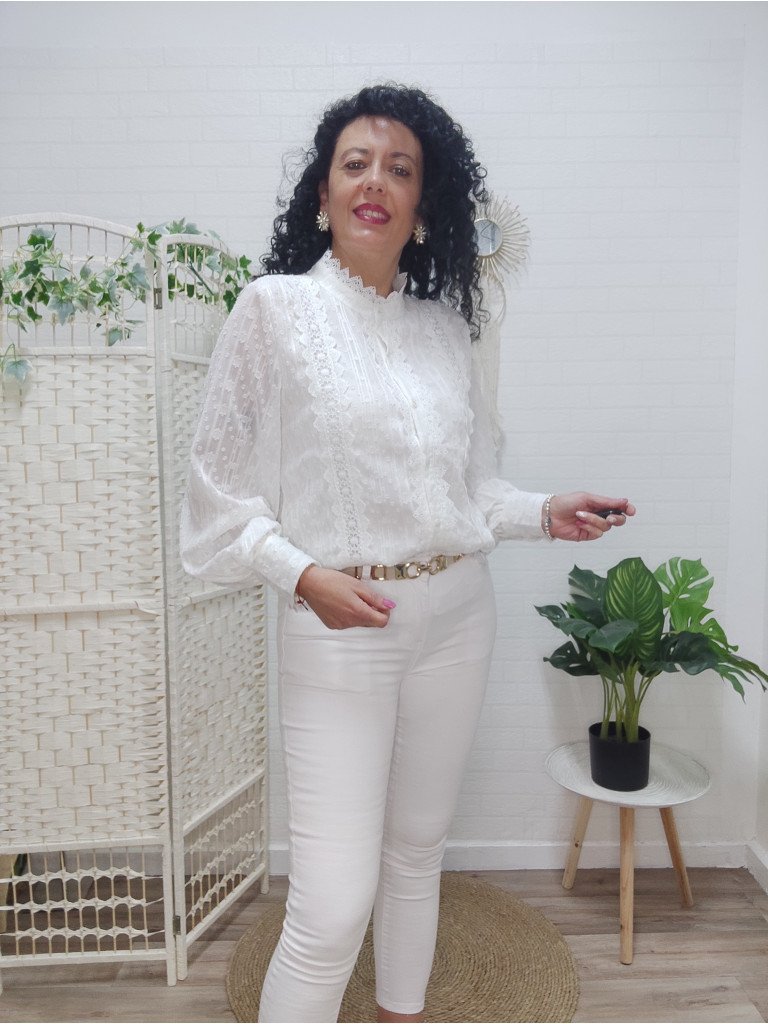 PANTALON MARAMA BLANCO.